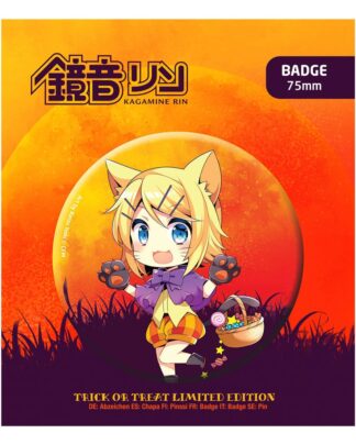 Hatsune Miku Ansteck-Button Halloween Limited Edition Kagamine Rin