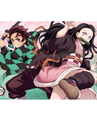 Demon Slayer: Kimetsu no Yaiba Fabric Poster Tanjiro And Nezuko 84 x 118 cm
