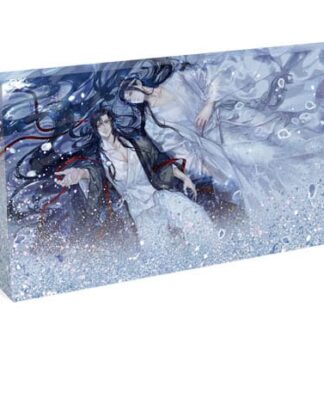 Grandmaster of Demonic Cultivation Acryl Block mit Glitzer Wei Wuxian & Lan Wangji Galaxy 17 x 10 cm