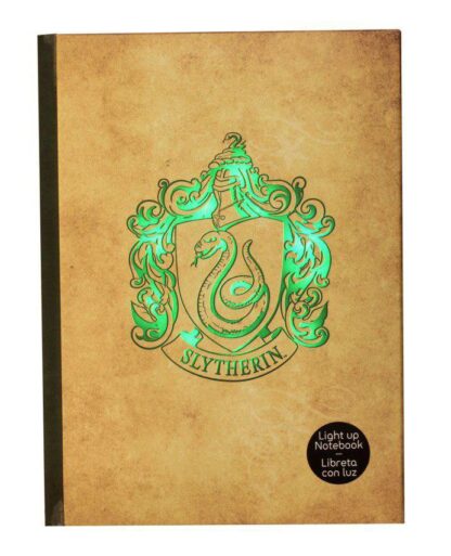 Harry Potter Notizbuch mit Leuchtfunktion Slytherin – Bild 2
