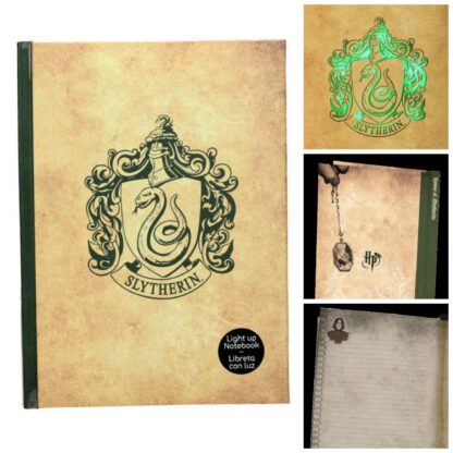 Harry Potter Notizbuch mit Leuchtfunktion Slytherin – Bild 3