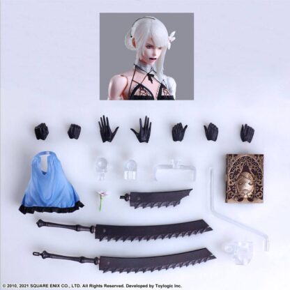 Nier Replicant ver.1.22474487139... Play Arts Kai Actionfigur Kainé 26 cm – Bild 10