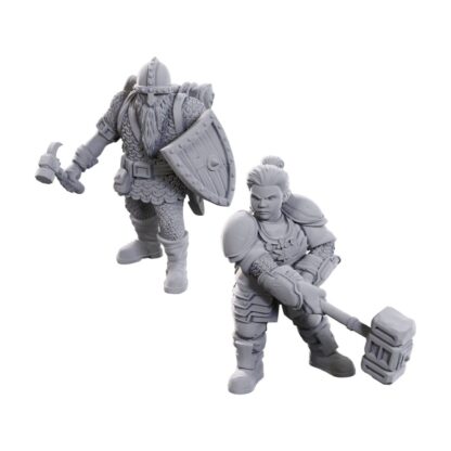 D&D Nolzur's Marvelous Miniatures Miniaturen unbemalt 2er-Pack 50th Anniversary Dwarves