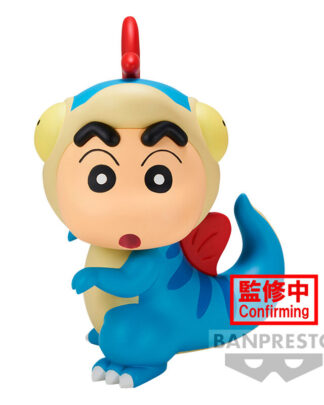 Crayon Shinchan Our Dinosaur Diary Kasukabe Boueitai Dinosaur Shinchann Statue 11cm