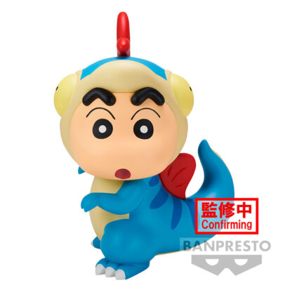 Crayon Shinchan Our Dinosaur Diary Kasukabe Boueitai Dinosaur Shinchann Statue 11cm