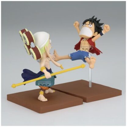 One Piece Monkey D Luffy & Enel World Collectable Statue 7cm – Bild 3