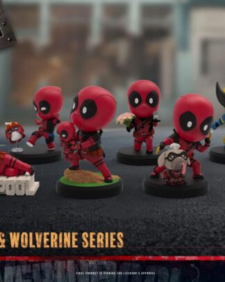 Deadpool 3 Deadpool & Wolverine Series Mini Egg Attack Figuren Set 8 cm