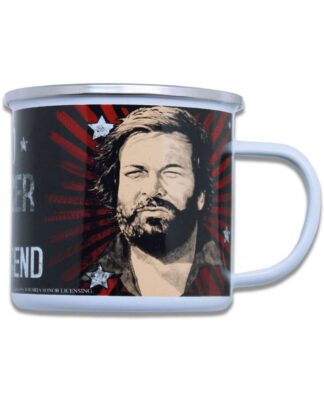 Bud Spencer Emaille Tasse The Legend