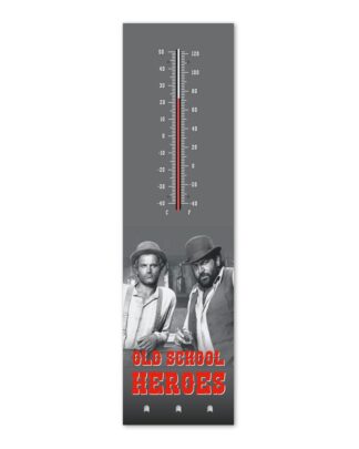 Bud Spencer & Terence Hill Thermometer mit Schlüsselhalter Old School Heroes