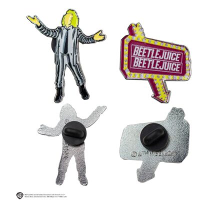 Beetlejuice Ansteck-Pins 2er-Pack Beetlejuice – Bild 2