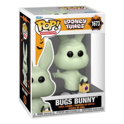 Looney Tunes POP! Television Vinyl Figur Halloween Bugs Bunny(Ghost) 9 cm – Bild 2