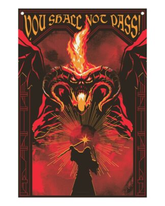 Herr der Ringe Wandbehang You shall not pass! 125 x 85 cm