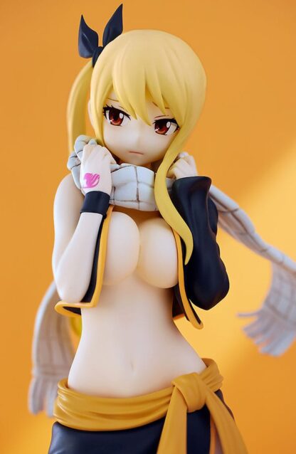 Fairy Tail Pop Up Parade PVC Statue Lucy Heartfilia Natsu Costume Ver. L Size 22 cm – Bild 2