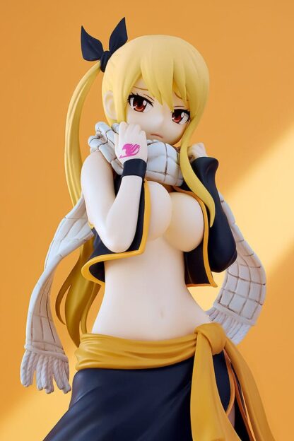 Fairy Tail Pop Up Parade PVC Statue Lucy Heartfilia Natsu Costume Ver. L Size 22 cm – Bild 3