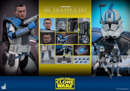 Star Wars: The Clone Wars Actionfigur 1/6 Arc Trooper Echo 30 cm – Bild 20