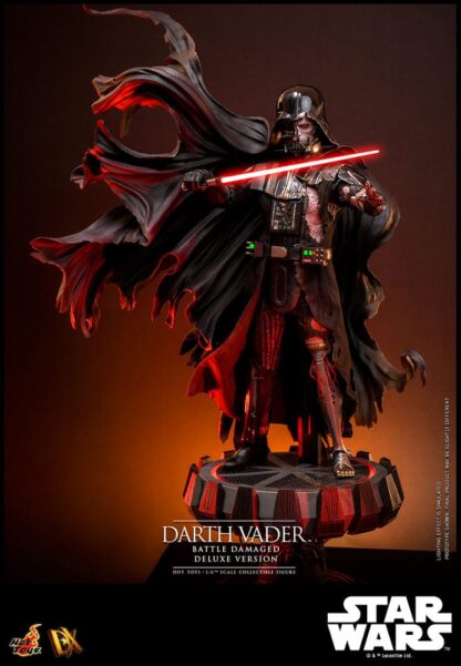Star Wars Actionfigur 1/6 Darth Vader (Battle Damaged) Deluxe Version 35 cm – Bild 5