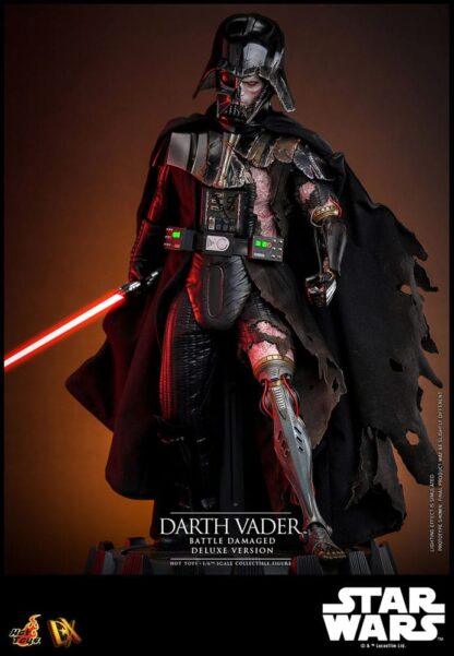 Star Wars Actionfigur 1/6 Darth Vader (Battle Damaged) Deluxe Version 35 cm – Bild 9