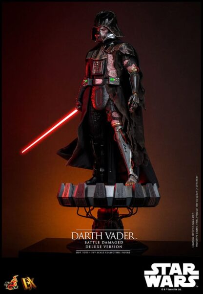Star Wars Actionfigur 1/6 Darth Vader (Battle Damaged) Deluxe Version 35 cm – Bild 10