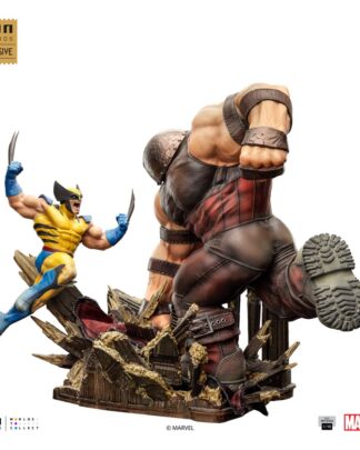 Marvel BDS Art Scale Statue 1/10 Wolverine vs Juggernaut heo EU Exclusive 30 cm