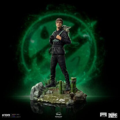Star Wars Book of Boba Fett Art Scale Statue 1/10 Luke Skywalker & Grogu Training 20 cm – Bild 13
