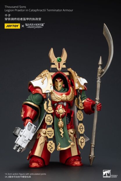 Warhammer The Horus Heresy Actionfigur 1/18 Thousand sons Legion Praetor in Cataphractii Terminator Armour 12 cm – Bild 2