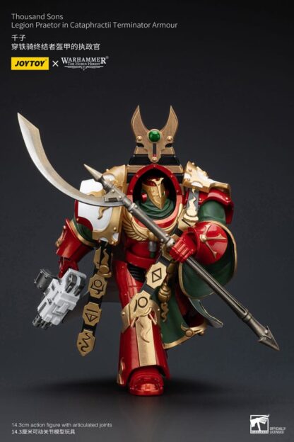 Warhammer The Horus Heresy Actionfigur 1/18 Thousand sons Legion Praetor in Cataphractii Terminator Armour 12 cm – Bild 5