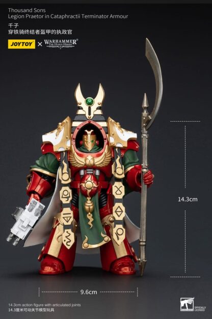 Warhammer The Horus Heresy Actionfigur 1/18 Thousand sons Legion Praetor in Cataphractii Terminator Armour 12 cm – Bild 9