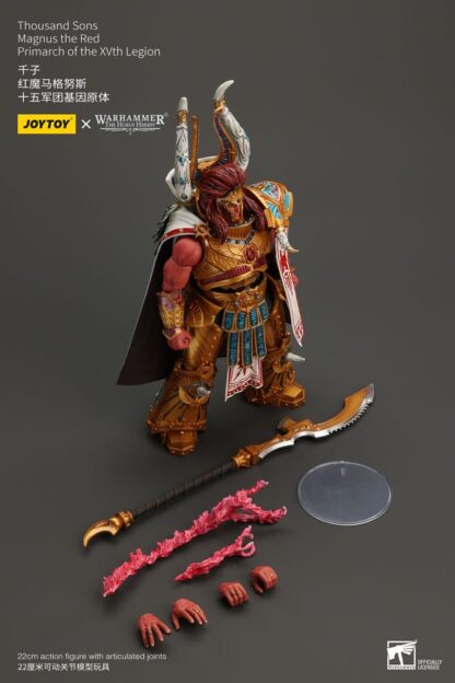 Warhammer The Horus Heresy Actionfigur 1/18 Thousand sons Magnus the Red Primarch of the XVth Legion 12 cm – Bild 3