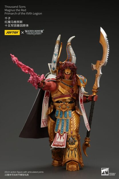 Warhammer The Horus Heresy Actionfigur 1/18 Thousand sons Magnus the Red Primarch of the XVth Legion 12 cm – Bild 10