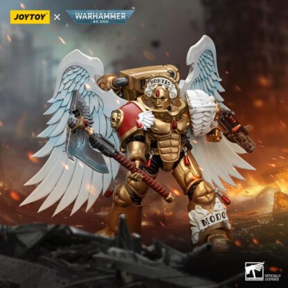 Warhammer 40,000 Actionfigur 1/18 Blood Angels Sanguinary Guard with Encarmine Axe and Inferno Pistol 12 cm – Bild 11