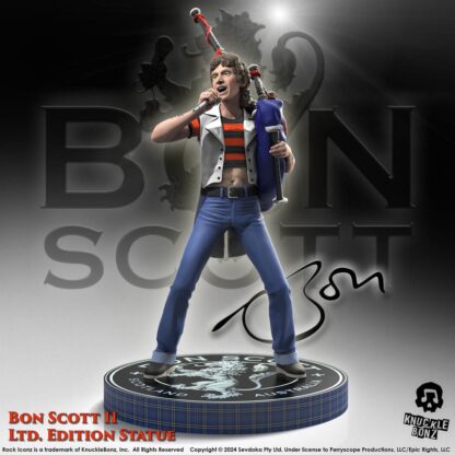 AC/DC Rock Iconz Statue Bon Scott II 24 cm – Bild 8