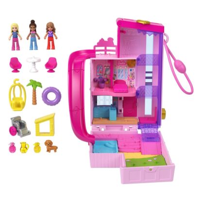 Barbie Polly Pocket Schatulle mit Minifiguren Traumvilla – Bild 2