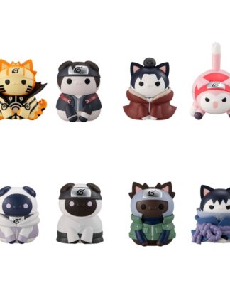 Naruto Shippuden Mega Cat Project Sammelfiguren 3 cm Nyaruto! Ver. Break out! Fourth Great Ninja War Sortiment (8)