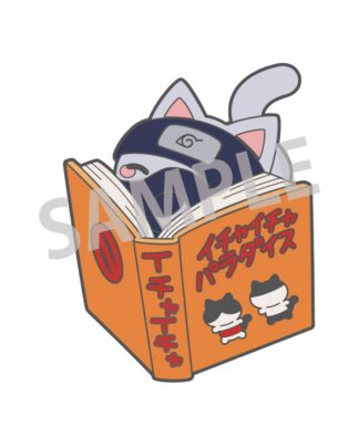 Naruto Mega Cat Project Nyaruto! Metall Ansteck-Buttons Kakashi Hatake 5 cm Umkarton (48)