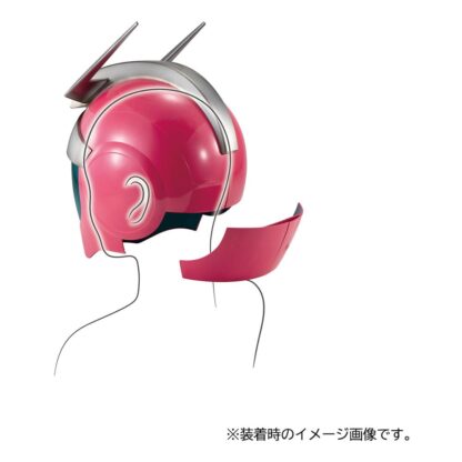 Mobile Suit Gundam Scale Works Replik 1/1 Char Aznable Normal Suit Helmet 33 cm – Bild 7