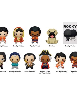 Rocky 3D PVC-Taschenanhänger Series 1 Display (24)