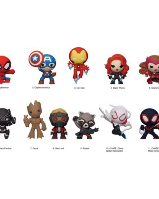 Marvel 3D PVC-Taschenanhänger 85th Core Comic Series 12 Display (24)