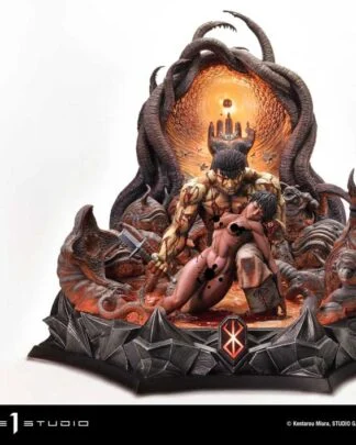 Berserk Ultimate Legacy Art Kentaro Miura Statue 1/4 Guts & Casca 72 cm