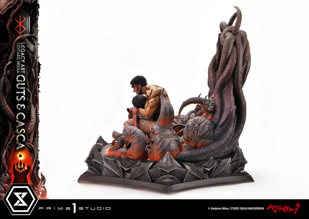 Berserk Ultimate Legacy Art Kentaro Miura Statue 1/4 Guts & Casca 72 cm – Bild 7