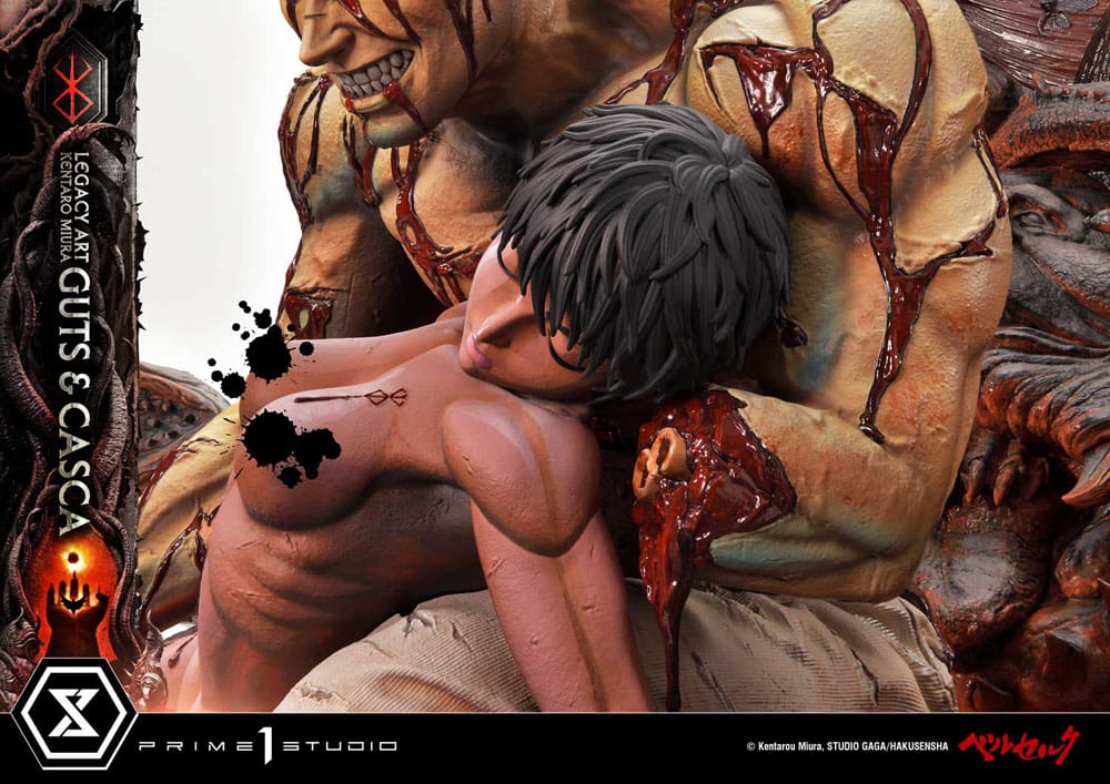 Berserk Ultimate Legacy Art Kentaro Miura Statue 1/4 Guts & Casca 72 cm – Bild 21