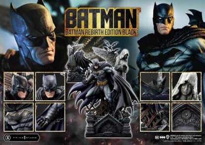 Batman Ultimate Premium Masterline Series Statue 1/4 Batman Rebirth Edition Black Deluxe Version 71 cm – Bild 2