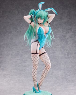 Original Character PVC Statue 1/4 Green Twin Tail Bunny-chan Fishnet Tights Ver. 43 cm