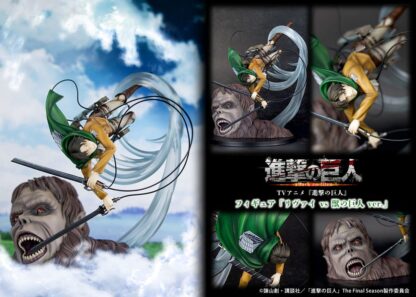 Attack on Titan PVC Statue 1/7 Levi vs Beast Titan Ver. 28 cm – Bild 11
