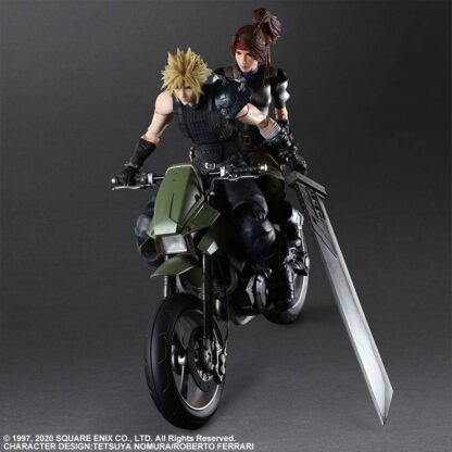 Final Fantasy VII Remake Play Arts Kai Actionfiguren & Fahrzeug Jessie, Cloud & Bike – Bild 2