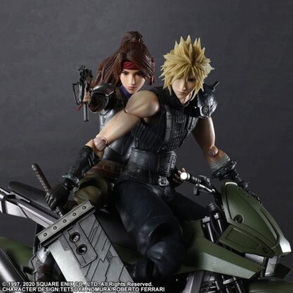 Final Fantasy VII Remake Play Arts Kai Actionfiguren & Fahrzeug Jessie, Cloud & Bike – Bild 4