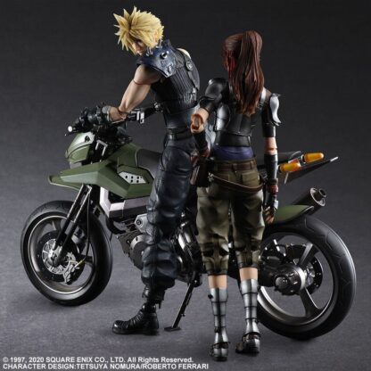 Final Fantasy VII Remake Play Arts Kai Actionfiguren & Fahrzeug Jessie, Cloud & Bike – Bild 5
