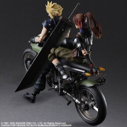 Final Fantasy VII Remake Play Arts Kai Actionfiguren & Fahrzeug Jessie, Cloud & Bike – Bild 6
