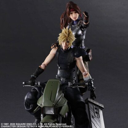 Final Fantasy VII Remake Play Arts Kai Actionfiguren & Fahrzeug Jessie, Cloud & Bike – Bild 7