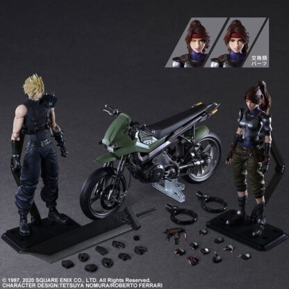 Final Fantasy VII Remake Play Arts Kai Actionfiguren & Fahrzeug Jessie, Cloud & Bike – Bild 8