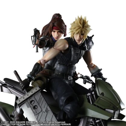 Final Fantasy VII Remake Play Arts Kai Actionfiguren & Fahrzeug Jessie, Cloud & Bike – Bild 12